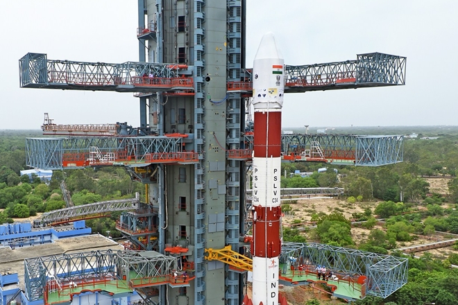 isrospslvc34putsrecord20satellitesinorbit